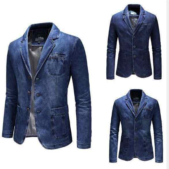 緊急SALE!!!2枚1OO円OFF！ デニムジャケット テーラードジャケットメンズ 春秋冬 ブレザージャケット カジュアルスーツ ビジネスジャケット スーツジャケット コート 通勤 快適 紳士服