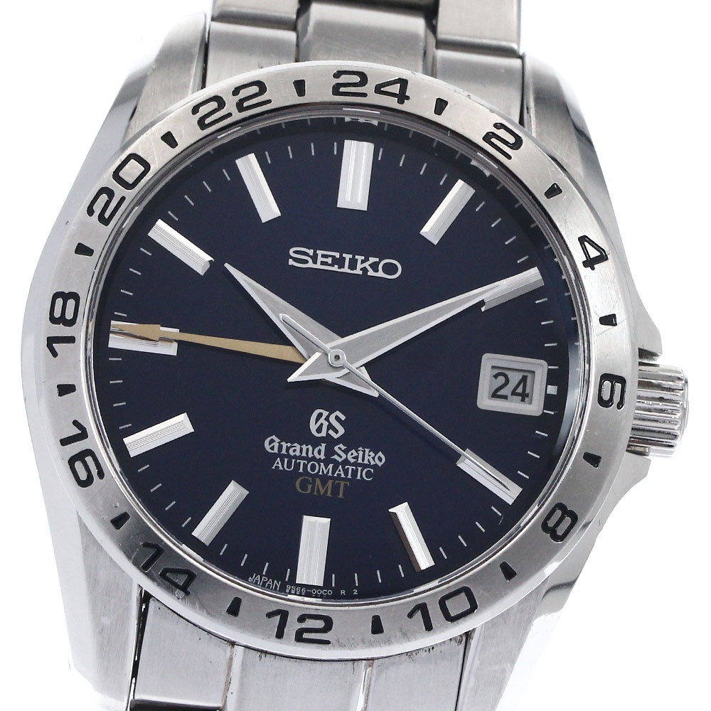 セイコー SEIKO SBGM029/9S66-00C0 グランドセイコー メカニカル GMT 10周年記念限定モデル 自動巻き メンズ 箱付き_891928【中古】