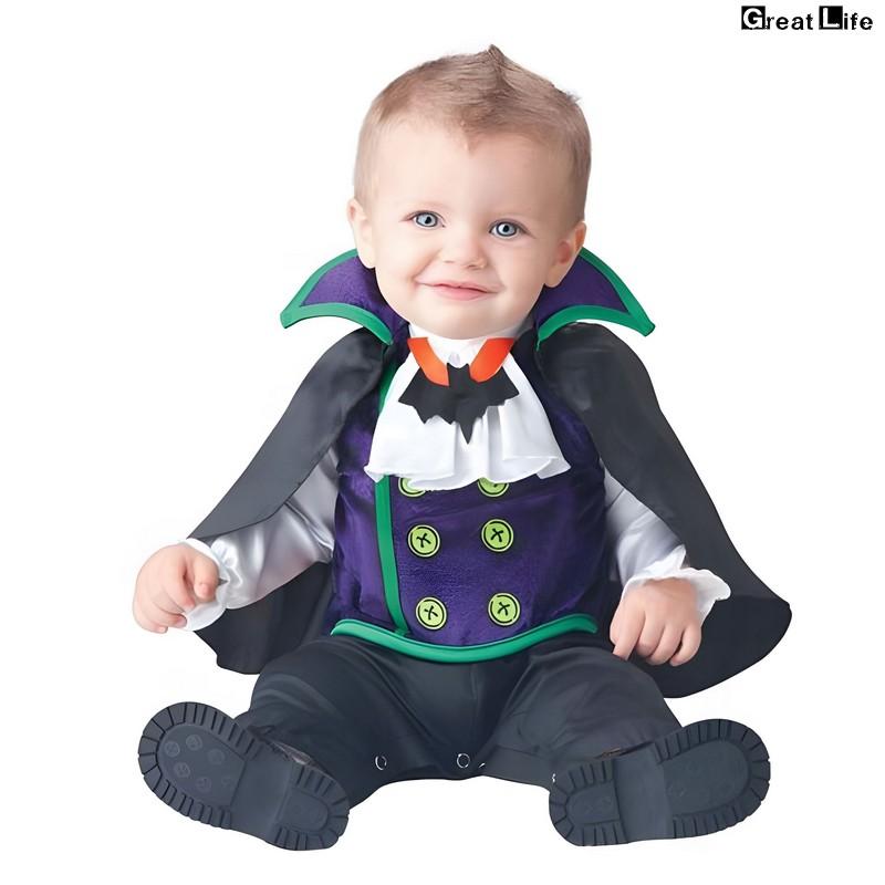 ハッピーハロウィン 新製品 最低価格 ハロウィン 衣装 子供用 キッズ バンパイア 伯爵 吸血鬼 コスプレ 衣装 コスチューム プレゼント 誕生日 ギフト ベビー 赤ちゃん クリスマス ステージ 演出