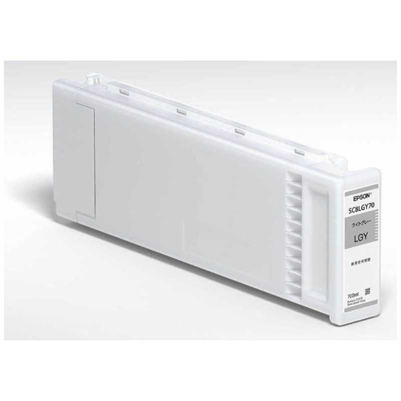 エプソン　EPSON　純正インクカートリッジ(ライトグレー)　SC8LGY70