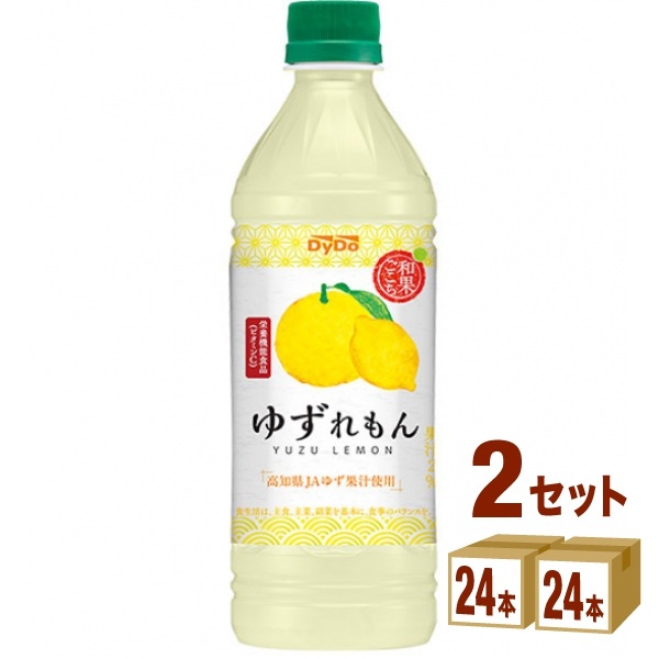 ダイドードリンコ 和果ごこち ゆずれもん ペットボトル 500ml 2ケース (48本) 飲料