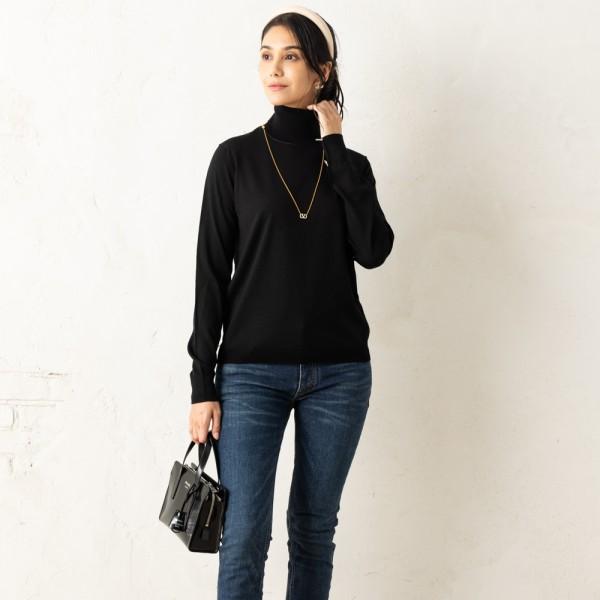 ニット セーター ワークインプログレス ブラック レディース SI0HA0006 S17814 900F