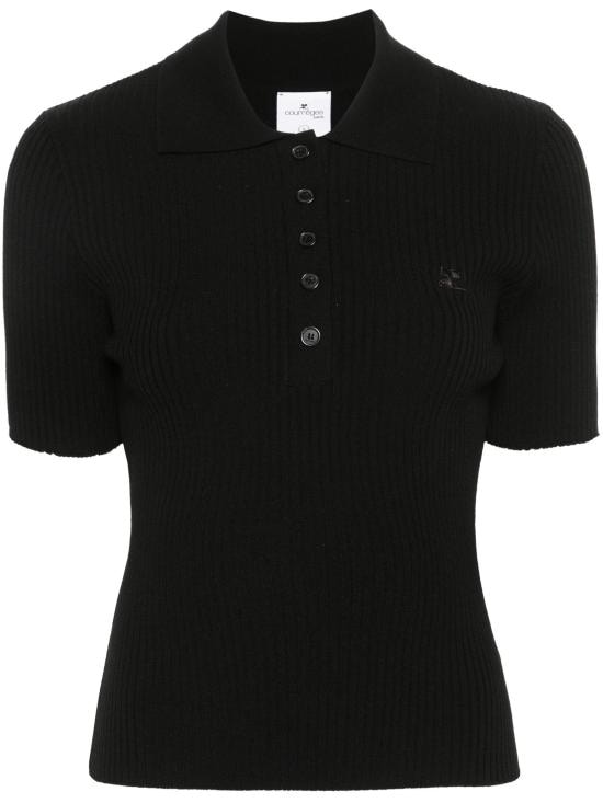 COURREGES Women Tops VESMPO029FI0001 9999 BLACK