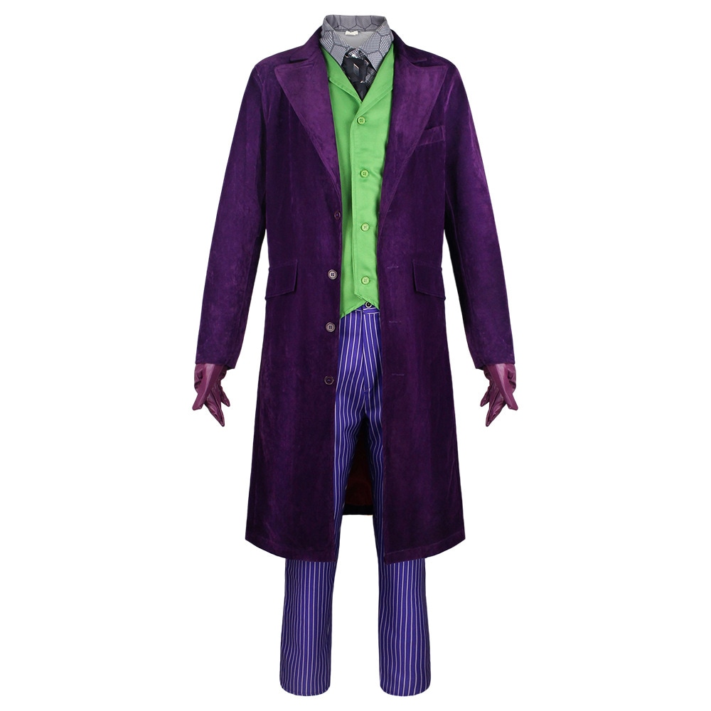 ハロウィン バットマン コスプレ衣装 ダークナイト 厚手ジャケット ヒース・レジャー ジョーカー コスプレ パフォーマンス衣装
