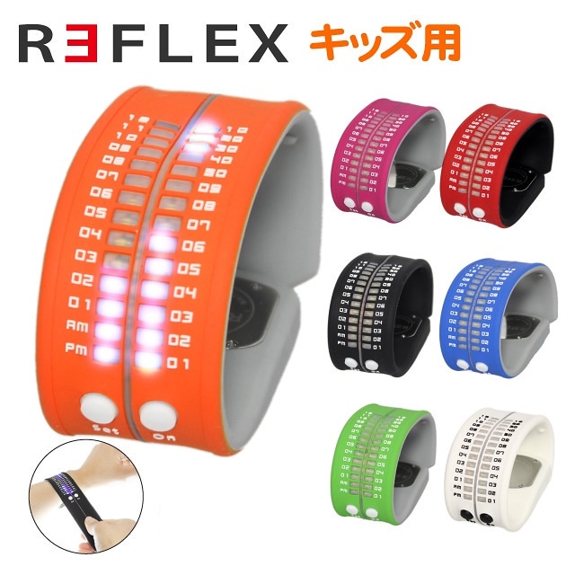 リフレックス 腕時計 REFLEX PD0020 全7カラー LED デジタル ウォッチ Digit