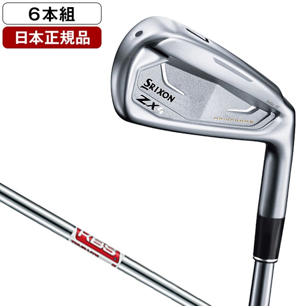 【日本正規品】 スリクソン ZX4 MkII アイアンセット6本組(#5-9PW) 2022年モデル KBS TOUR LITE スチールシャフト S