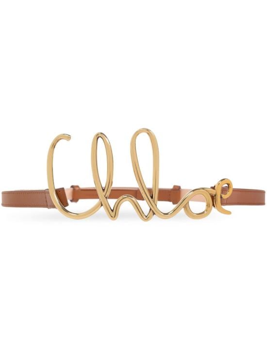 CHLOE Women Belts CHC24AC066SFB 26M Leather Brown