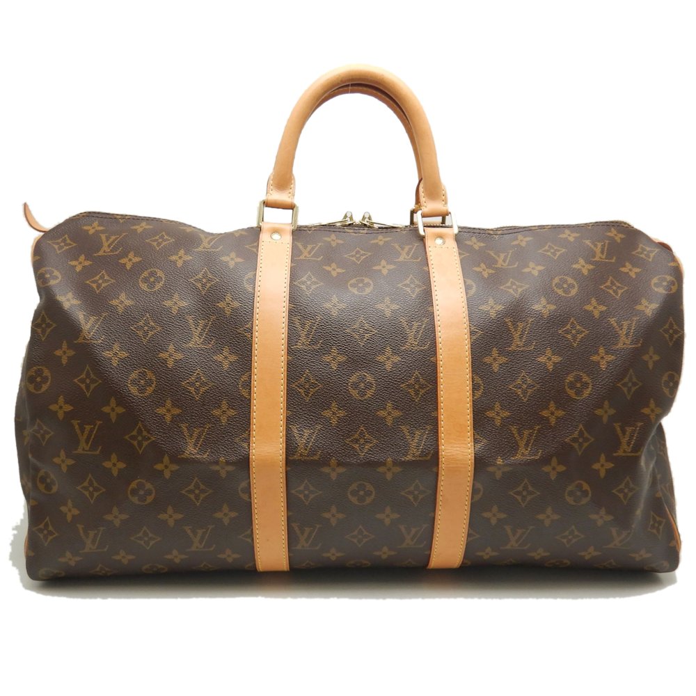 モノグラム キーポル50 M41426 ボストンバッグ ブラウン/252348【中古】