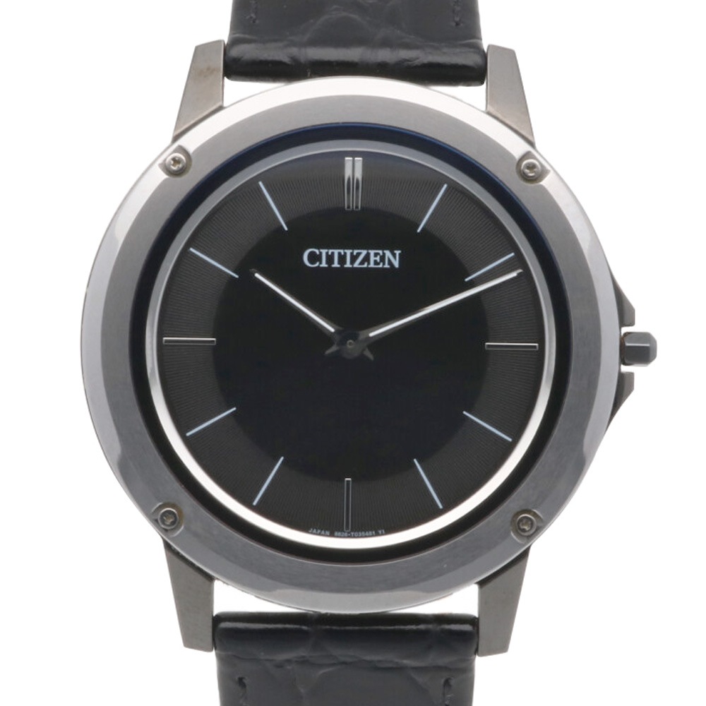シチズン エコドライブワン 腕時計 ステンレススチール AR5024-01E ソーラー電波時計 1年保証 CITIZEN 中古 美品