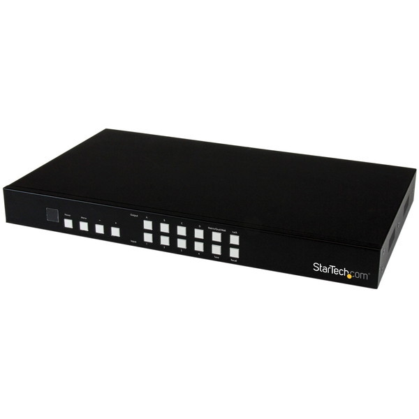 StarTech VS424HDPIP 4入力4出力HDMIマトリックススイッチ 4x4 HDMI切替分配器 ビデオウォール/ピクチャインピクチャ機能 メーカー直送