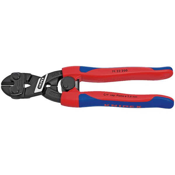 KNIPEX クニペックス 小型クリッパー コンフォート リセス付 全長200mm 7132-200