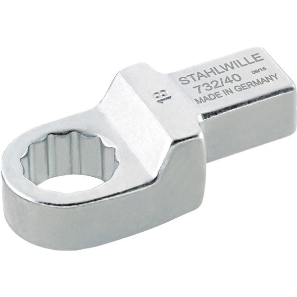 STAHLWILLE スタビレー トルクレンチ用 差替メガネヘッド 17mm ジョイントサイズ 14x18mm 面接触 732/40-17 工具 ツール DIY