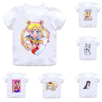 Tシャツ 半袖 セーラームーン キッズTシャツ 半袖Tシ...のサムネイル