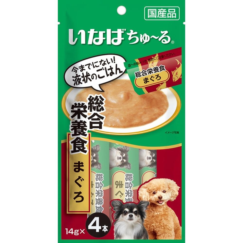 （まとめ買い）ちゅる 総合栄養食 まぐろ 14gx4本 犬用おやつ [x20]