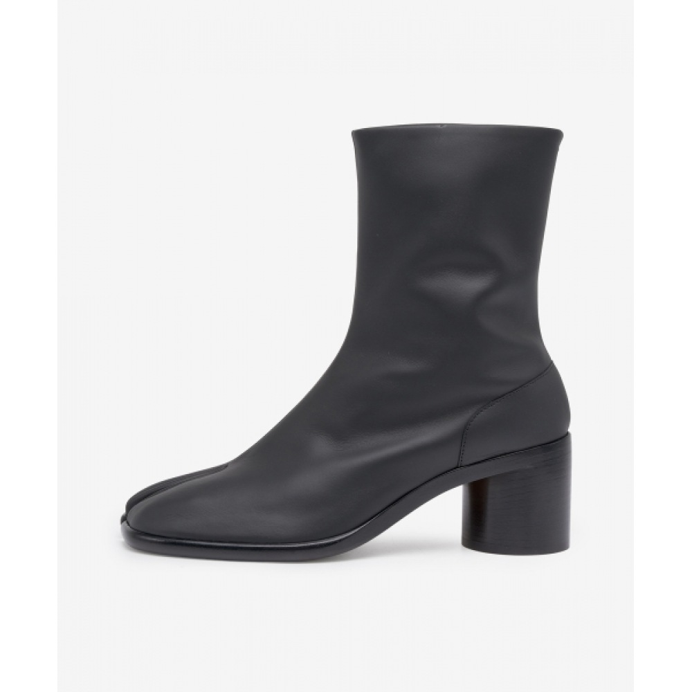 メゾンマルジェラレディースタビアンクルブーツ-ブラック/S57WU0132PR516T8013