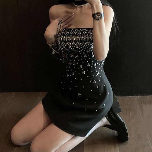 ドレス セクシー パーティー ワンピース おしゃれ 2025韓系 イブニングドレス パーティードレス 贅沢