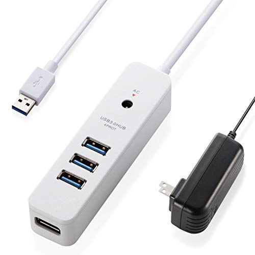 エレコム USB3.0 ハブ 4ポート ACアダプタ付 セルフ/バス両対応 マグネット付 Ma