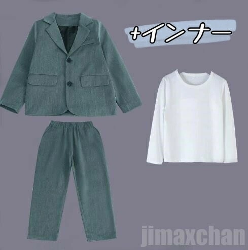 【急速出荷!】更新 新生活 韓国 入学式 卒業式 男の子 黒 スーツ 卒服 男の子 入学式 子供スーツ ピアノ発表会 120 130 140 150 160 170 大きいサイズ 2点セット ３点セッ 4,586円