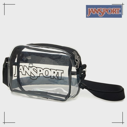 JANSPORT公式 ショルダーバッグ Clear crossbody CLEAR