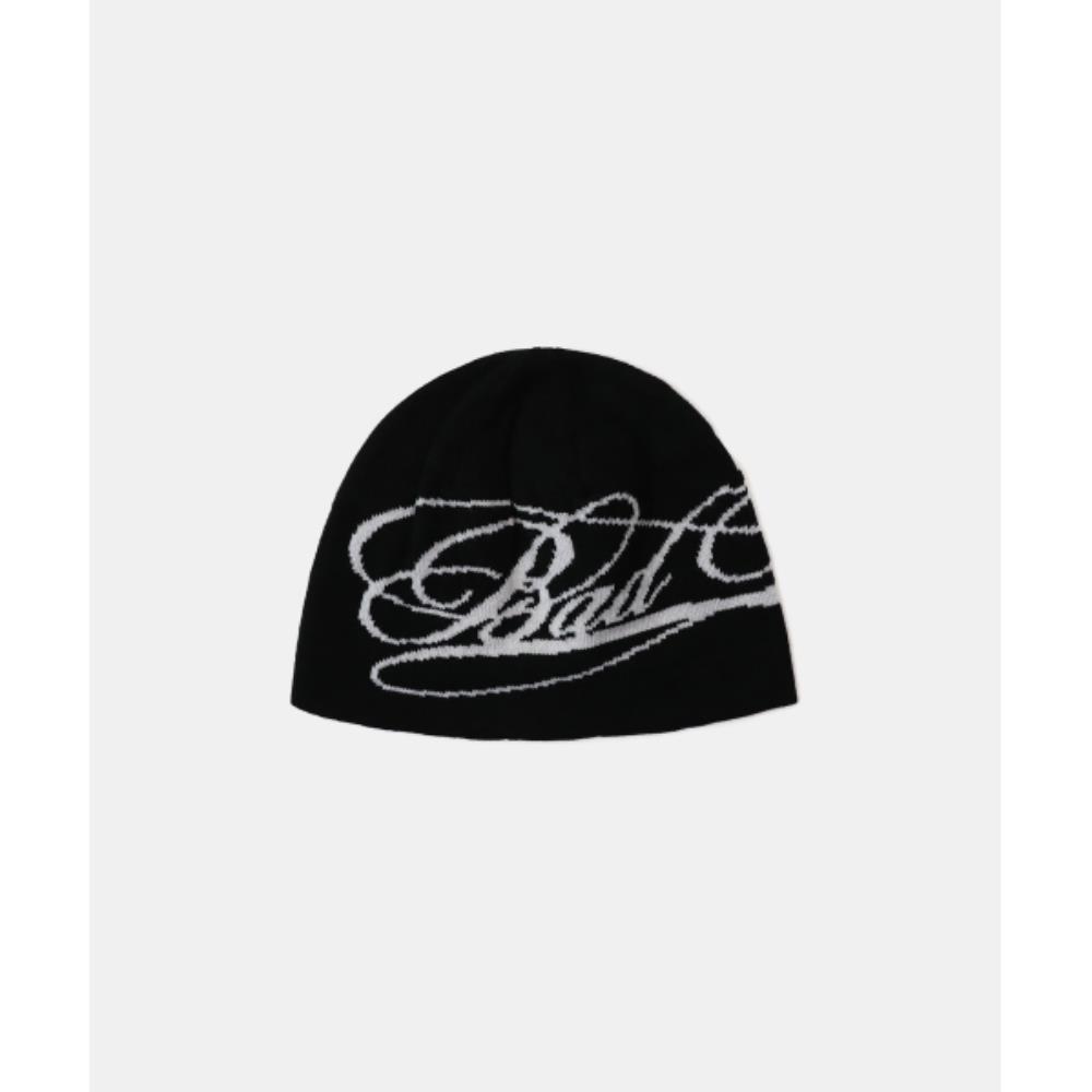 BADBLOOD Dark Classic Logo Beanie Black w-hat25-019