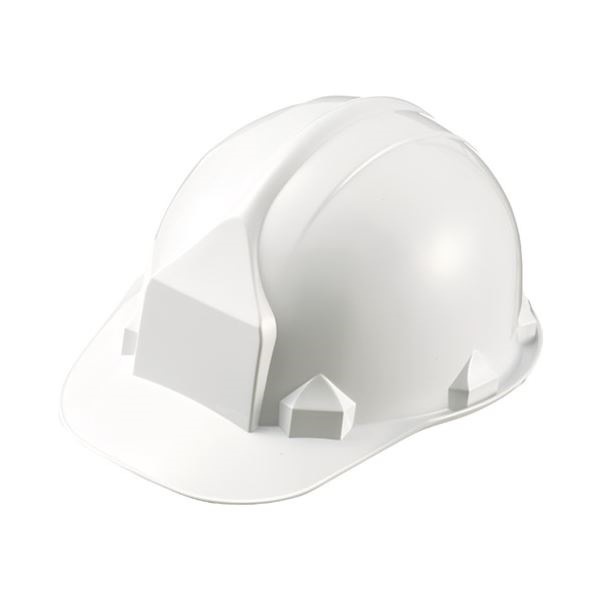 （まとめ）加賀産業 ヘルメット つば付 アメリカン型 白[x2セット]