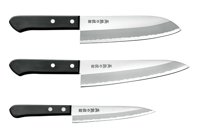 燕熟の技 三徳包丁166mm＆牛刀包丁180mm＆ペティナイフ135mm