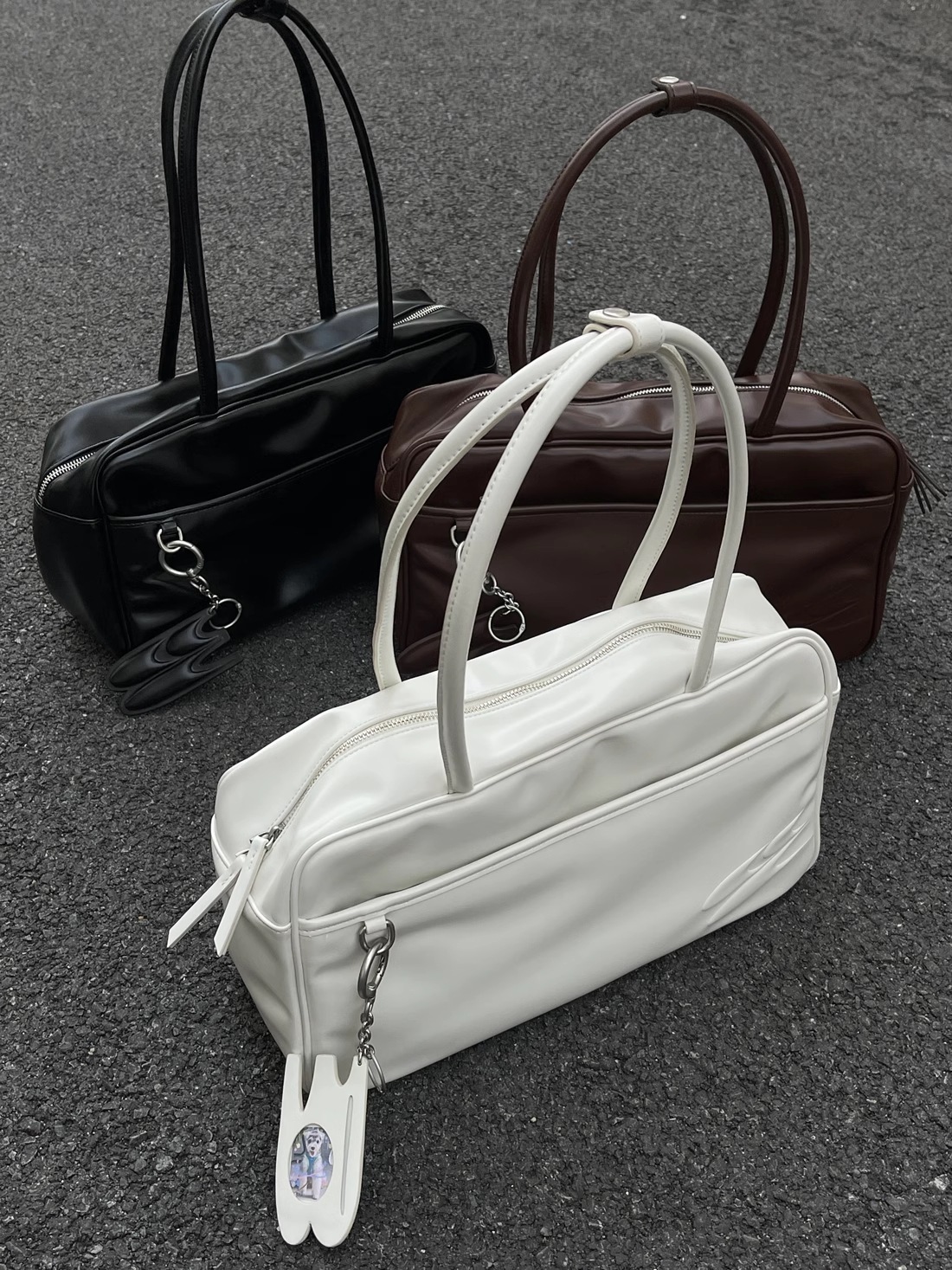 CryingCenter皮製jk学院風皮包手提げシングル肩皮包泣き声センター 5,777円