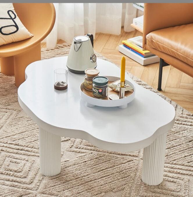 ２０２３新品北欧風テーブル　ローマ柱テーブル　コーヒーテーブル不規則リビングルーム　ローマ柱デザイン