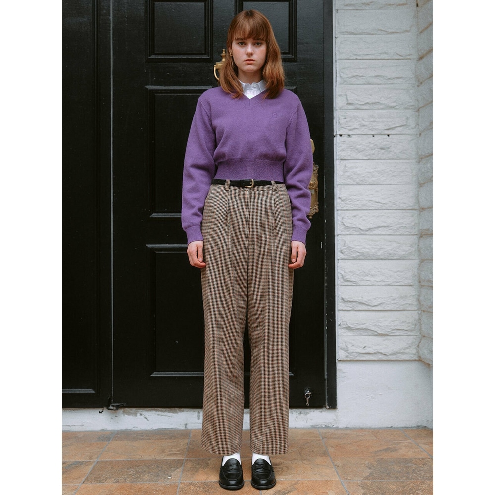 ロラローラチェックパンツベージュ 10,956円