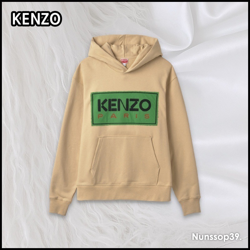 KENZO FD5 5SW4484M E11 HOODED PARIS SWEATSHIRT