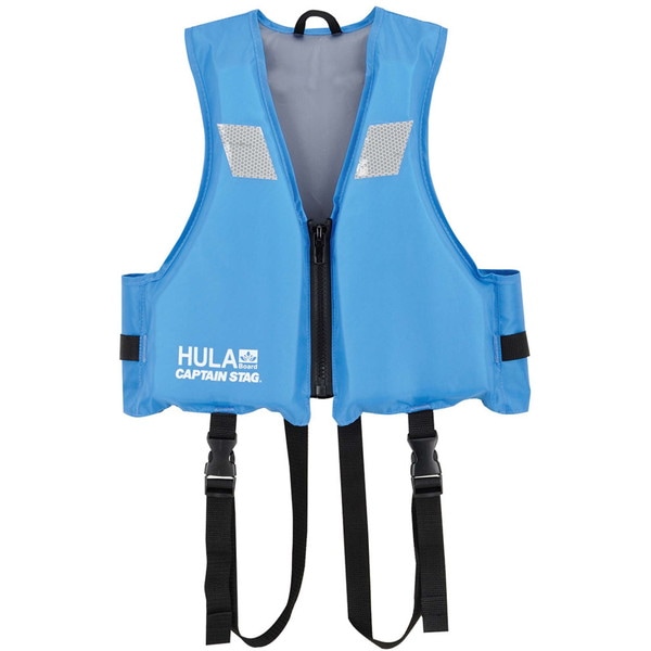 CAPTAIN STAG キャプテンスタッグ HULAフローティングベストBL ブルー ライフジャケット US3011 ジュニア ボーイズ