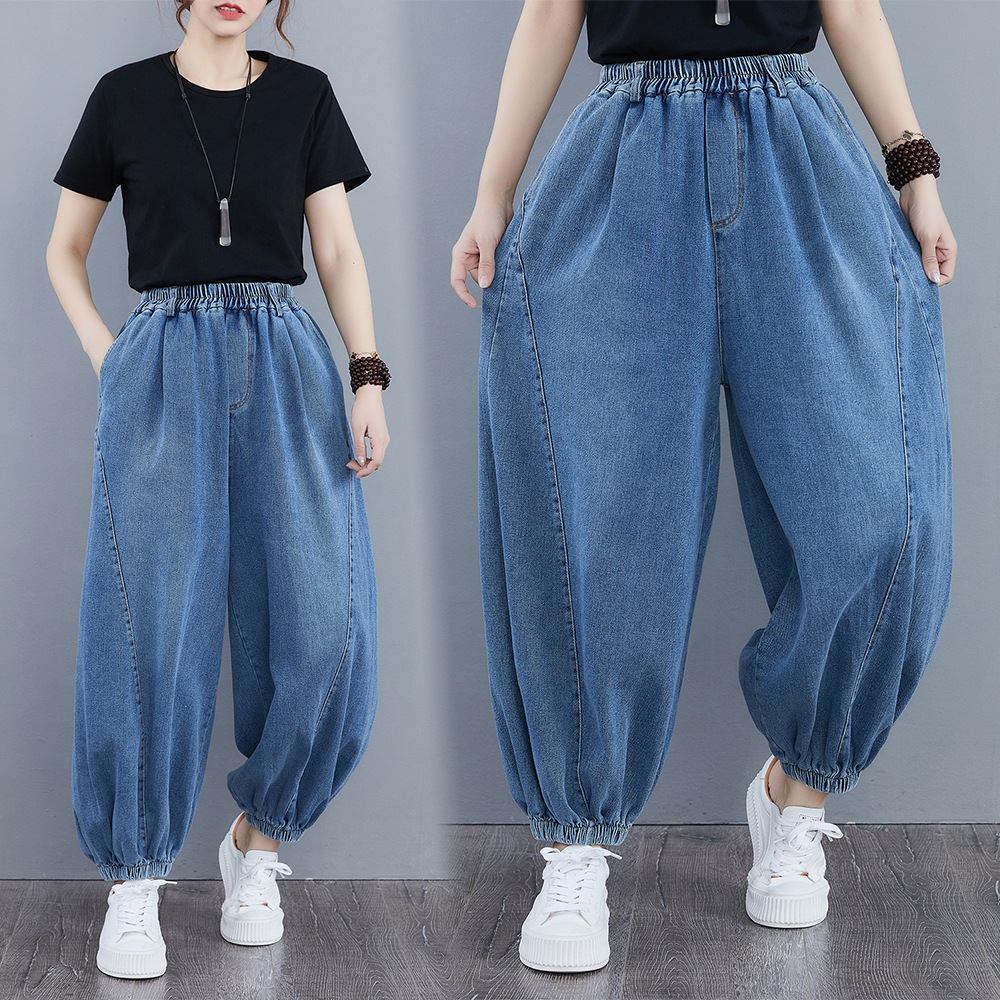 パンツ ワイドパンツ デニムパンツ サルエルパンツ ロング丈 アンクル丈 ワイド ポケット デニム ブルーデニム 大人可愛い シンプル カジュアル 大人 おしゃれ お洒落 かっこいい 大人女子