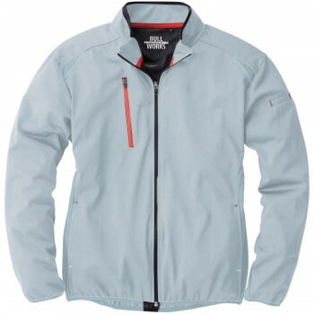 桑和 43301 ストレッチウインドブレーカー 6Lサイズ シルバーグレー（22） BULL WORKS