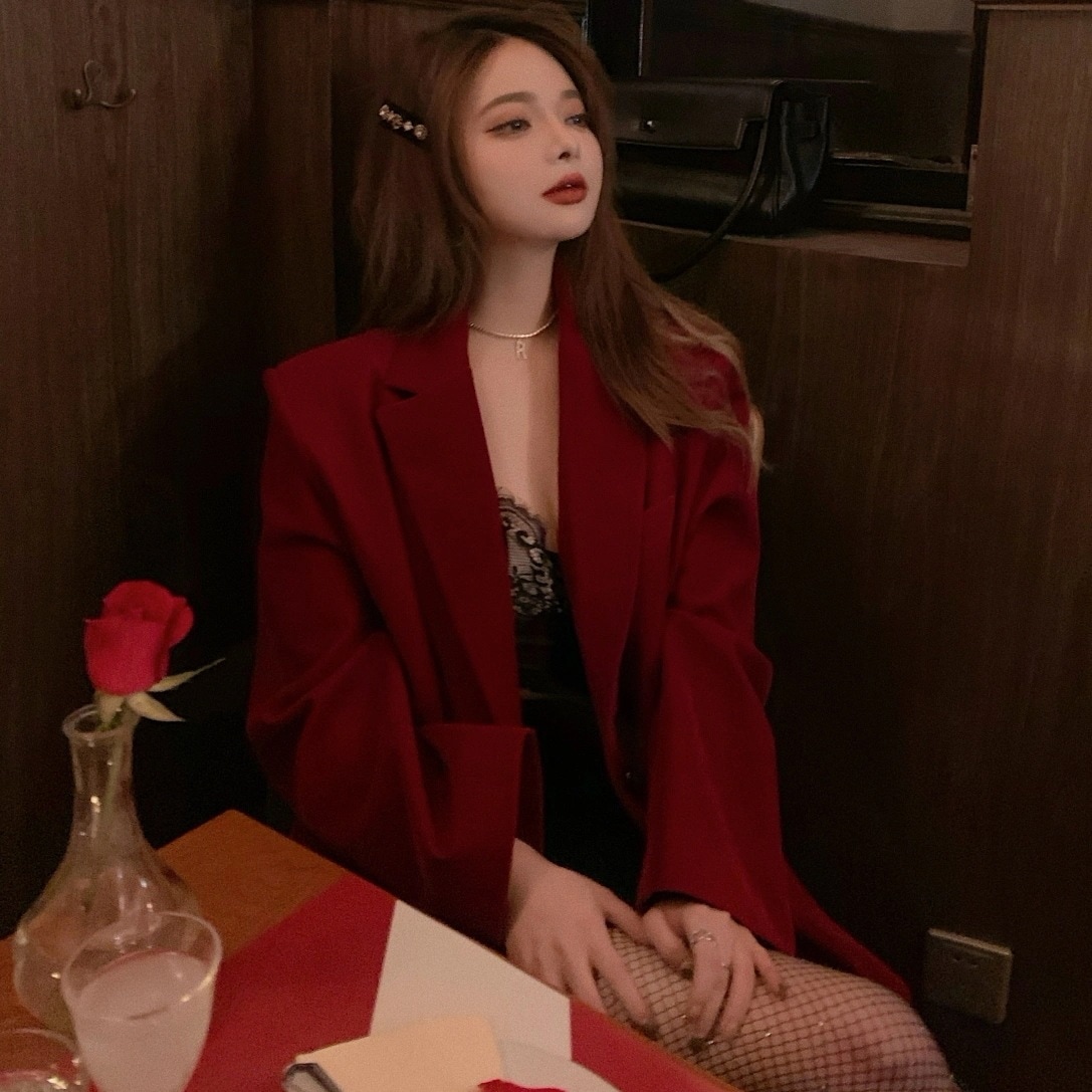 初春 新作 ブラックベルベットスーツジャケット トップス 気質カ高級 通勤スーツ レディース アウター コート