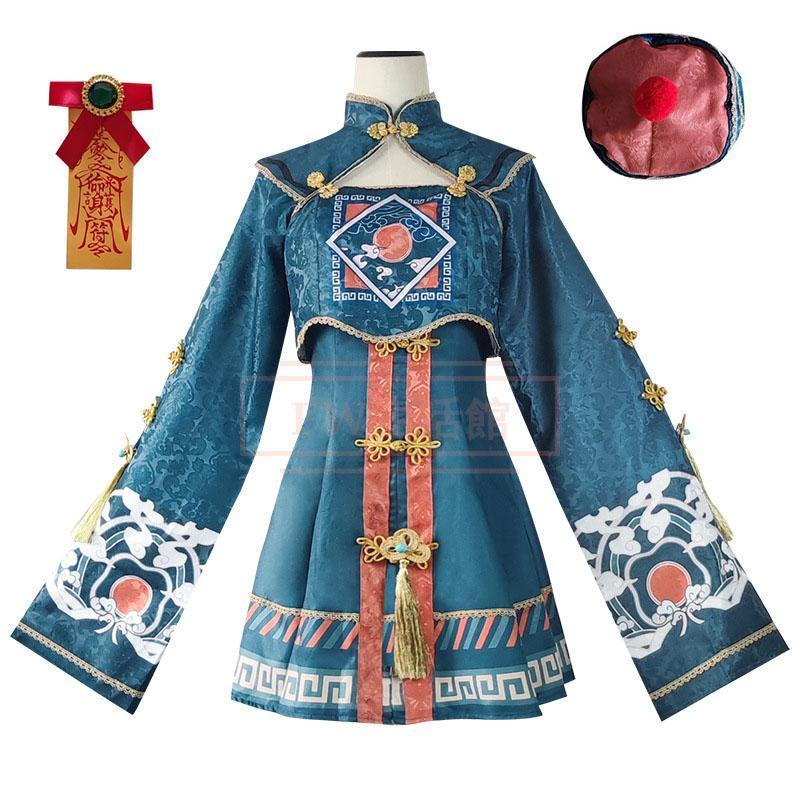 キョンシー コスプレ ハロウィン ロリータ キョンシー服 子供 子ども用 人気 コスプレ 仮装 コスチューム ハロウィーン 子供 子ども用 人気