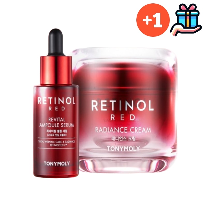 [レチノール2種セット] レッドレチノール ラディアンス クリーム 50ml+アンプル 30ml 企画 2種セット スキンケア 基礎化粧品 正規品 韓国コスメ 速乾燥 保湿 栄養 モチモチ リフート