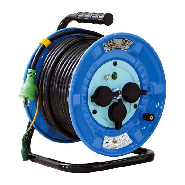 日動 電工ドラム 15A×30m NPW－E33 電動工具 電工ドラム コード 電工ドラム ３０Ｍ