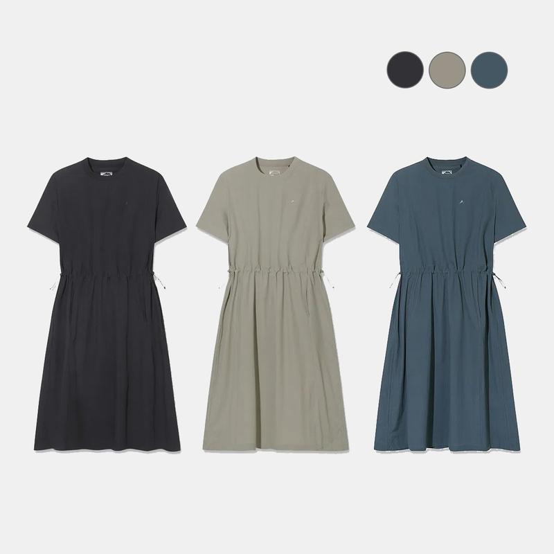 【通常価格：129,000ウォン】女性冷感機能性コンポクール半袖ワンピース7M42862
