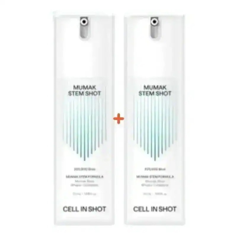 (1+1)無膜ステムショット 30ml+30ml #ムマクステムショット アイバッグ 顔リフティング 改善セラム