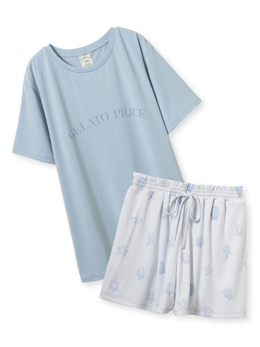 [ジェラート ピケ] モチーフ4柄ワンポイントTシャツ+ショートパンツSET PWCT252311 レディース MNT 13,292円