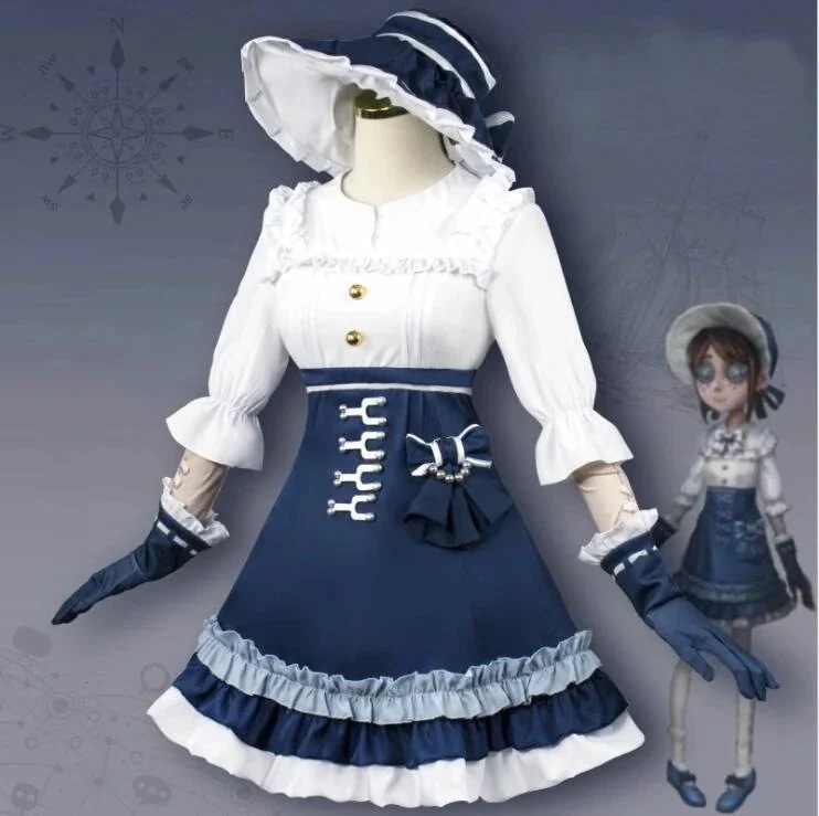 コスプレ衣子大人庭師エマウッズアイデンティティVコスプレ衣ワンピース