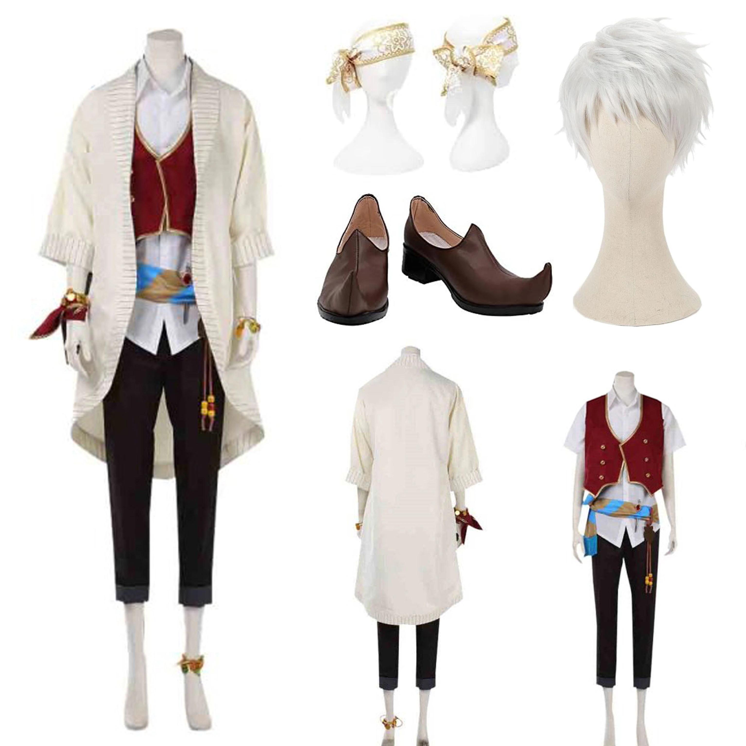 【全シリーズ発売中】 【値引き中】靴 ウィッグ 制服 アルアジーム カリム 衣装 コスプレ アルアジーム カリム R制服 Al-Asim Kalim カリム・アルアジーム スカラビア寮 ツイステ ツイ