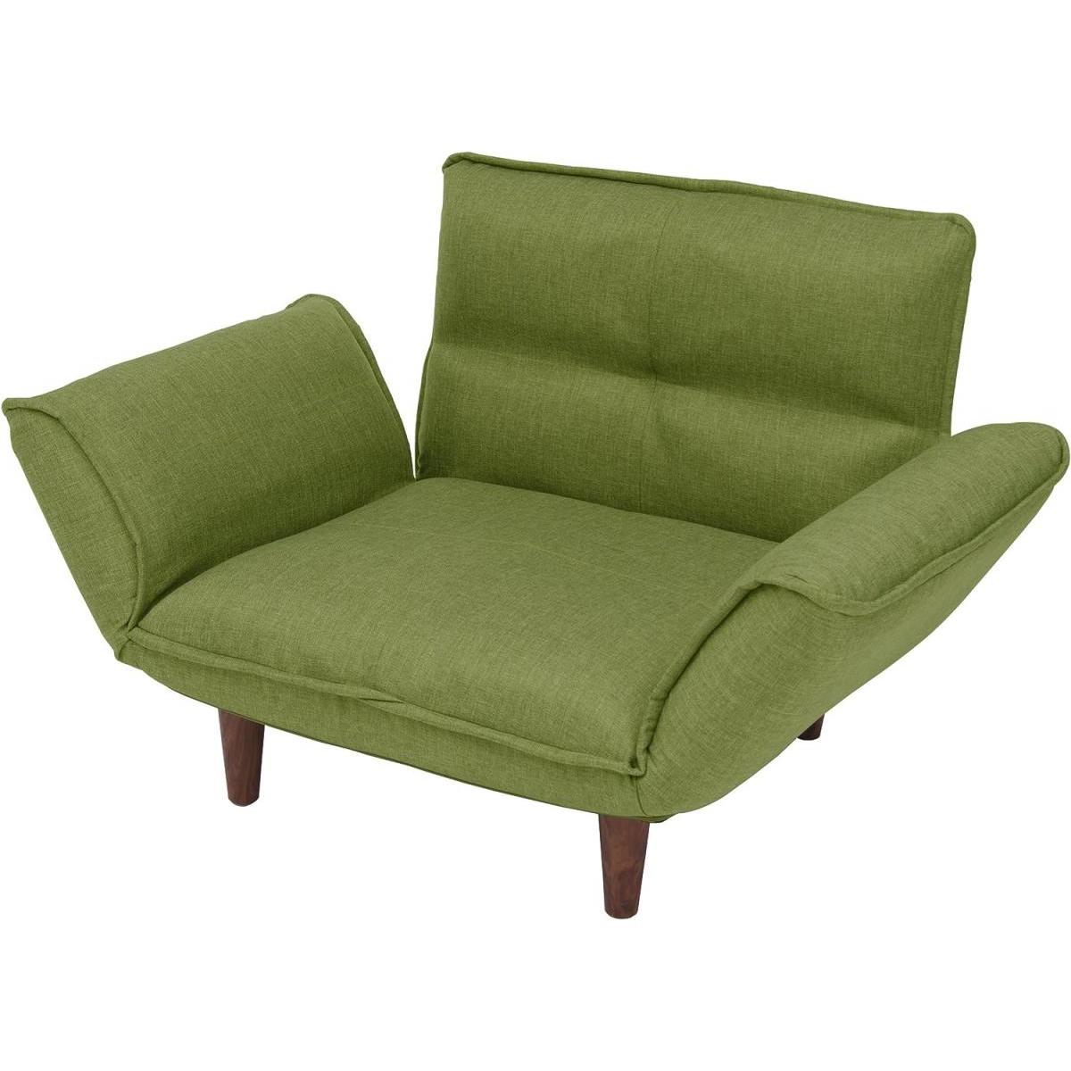 【I】セルタン CELLUTANE 1人掛け カウチソファ タスク グリーン 日本製 リクライニング ソファ リビング 【受注生産品】A282p-583GRN【代引不可/沖