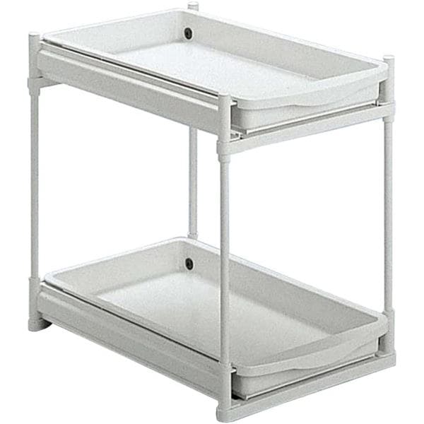 (2個セット) 伸晃 Belca シンク下スライドラック 2段 SS-302