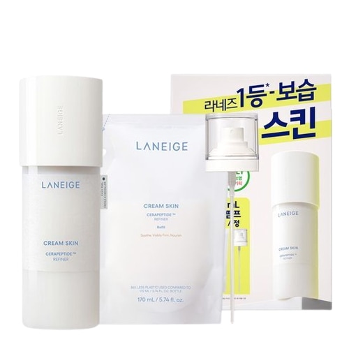 [1+1]NEWクリームスキン170ml+170ml+ミストポンプ/計340mL 大容量限定企画/BTS JIN pick