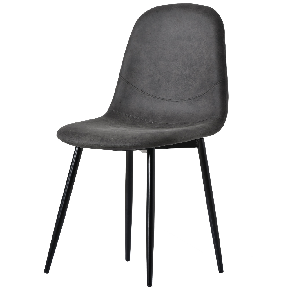 ダイニングチェア 2脚セット 椅子 チェア イス チェアー カフェ おしゃれ ダイニング 食卓 PUレザー 布 ダイニングチェアー ダイニングチェア おしゃれGG6913 Gray SteelG49