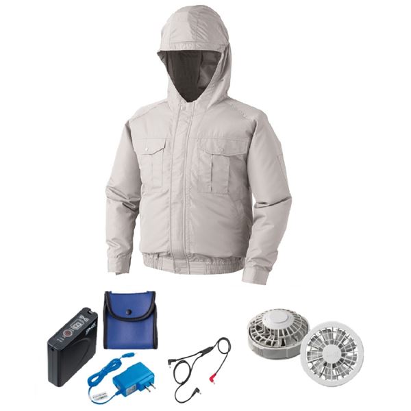 Amazon.co.jp: [空調服] KU92030 R 綿・ポリ混紡 横ファン
