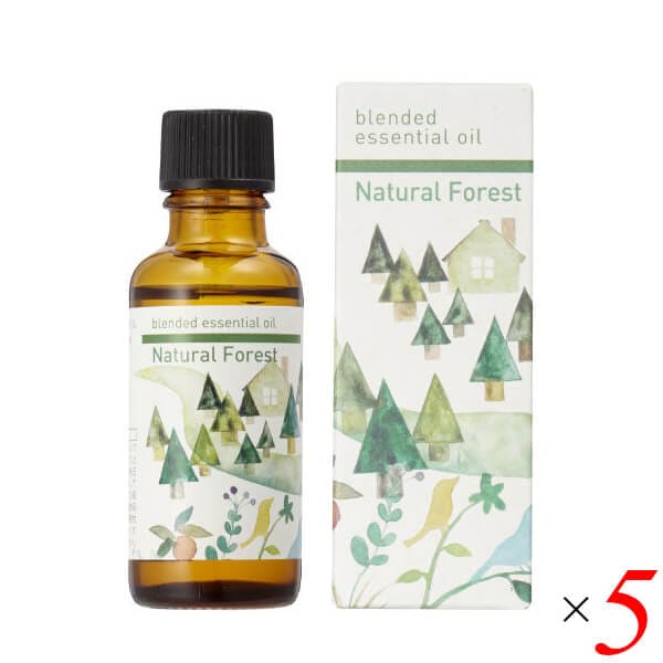 生活の木 ブレンドエッセンシャルオイル 10ml 5本セット ナチュラルフォレストアロマオイル