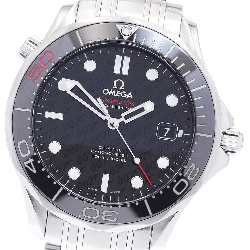 オメガ OMEGA 212.30.41.20.01.005 シーマスター300 コーアクシャル 007ジェームズ・ボンド 世界限定11007本 自動巻き メンズ 良品 _883394【中古】