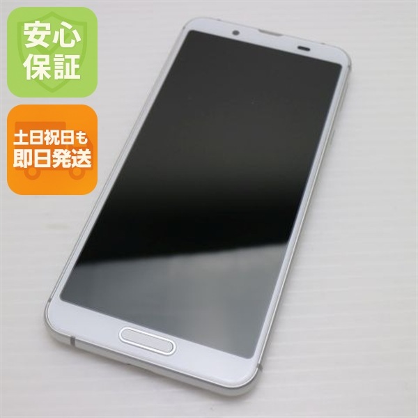 新品同様 SH-02M シルバーホワイト スマホ 74